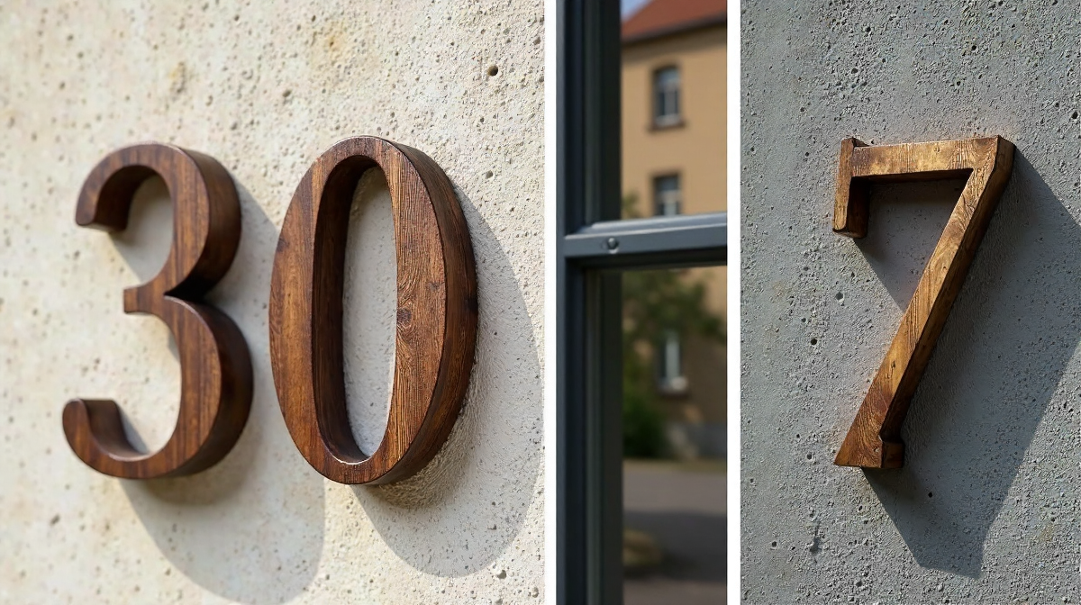 Die Kunst der Hausnummern: Funktion, Design und Nachhaltigkeit in der Architektur