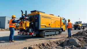 Effiziente Jet-Bohranlage: GRUNDODRILL 20N, Automatisierung, Produktivität