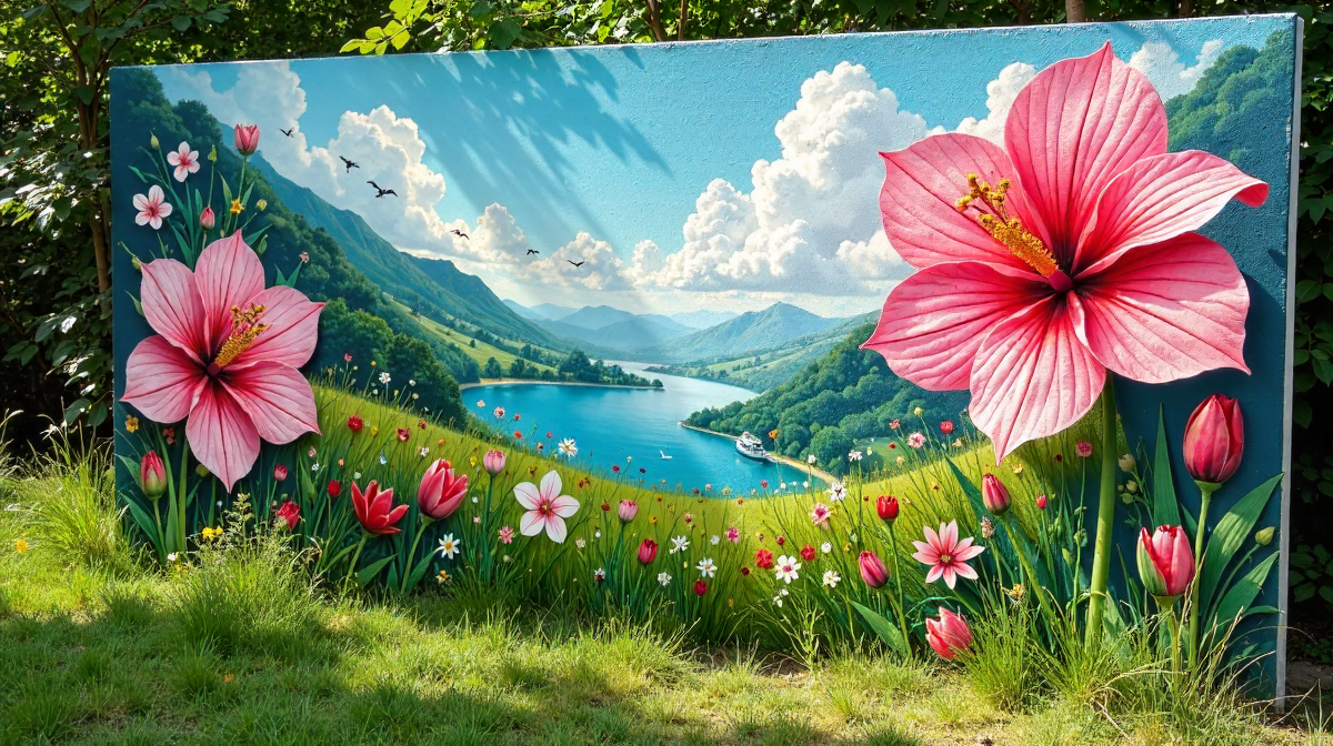 Faszination Outdoor-Wandbilder: Kunst, Wetterfestigkeit und Design vereint