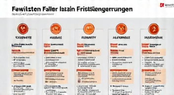 Die 6 häufigsten Fehler bei Fristverlängerungen