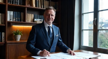 Ich bin Dr. Hans Müller (Baujurist, 45 Jahre)