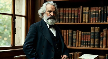 Ich bin Karl Marx, Sozialwissenschaftler (1818-1883), und beantworte die Frage nach der sozialen Dimension. (5/10)