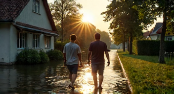 Ich erinnere mich an die Herausforderungen von Nachbarrechten und Überflutungen (1/10)