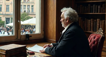 Kulturelle Auswirkungen von Versicherungen betrachtet von Johann Wolfgang von Goethe (Genie, 1749-1832) (3/10)