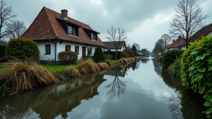 Nachbarrecht, Überflutung, Hanggrundstück: Muss der Eigentümer handeln?
