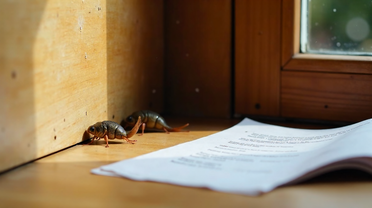 Papierfischchenbefall: Mietrecht, Zustand, Vermieterpflichten verstehen